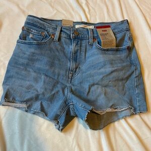 Levi’s High-Rise Light Blue Denim Women’s Shorts